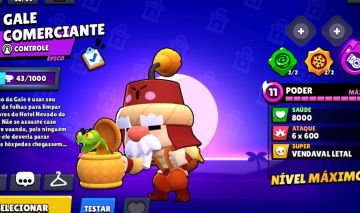 Conta de BRAWL STARS 2019 COM PRIMEIRO PASSE E 38K DE TROFEUS !!!!!!!