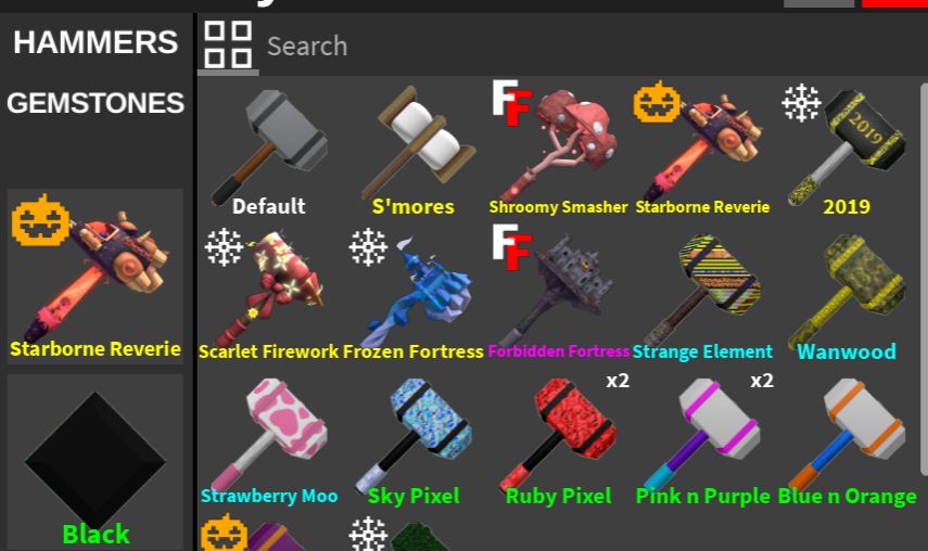Marretas e gemstones (Flee the Facility)