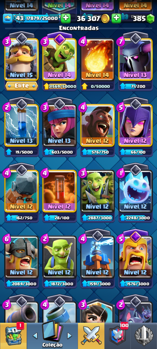 Conta de Clash Royale 7 anos com 3 evo