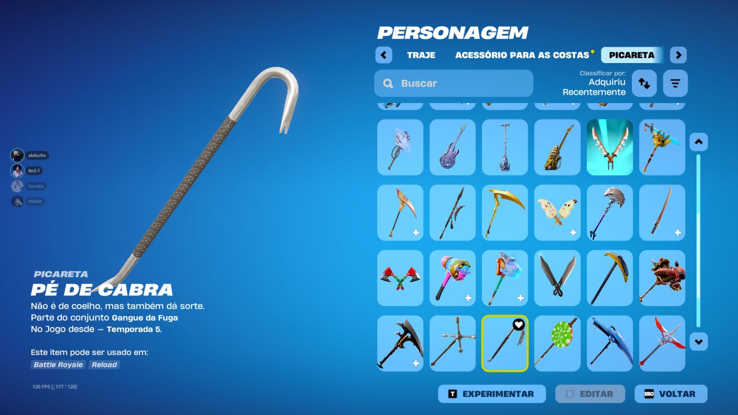Conta OG Fortnite - Orange Justice (Justiça Laranja) - Wiggle - Hip Hop