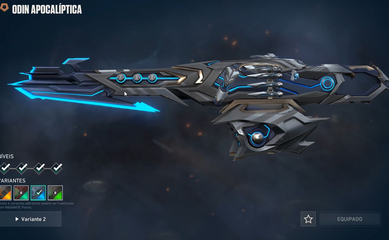CONTA COM SKIN (EX RADIANTE DO ATO PASSADO COM CHAVEIRO)