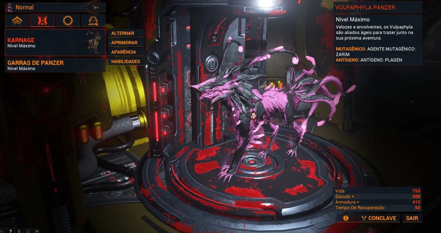 Conta Warframe Mr18 Tennocon