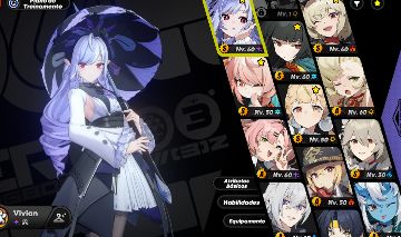 Conta ZZZ lvl 54 | Vivian M1 + Miyabi, Burnice, Alice