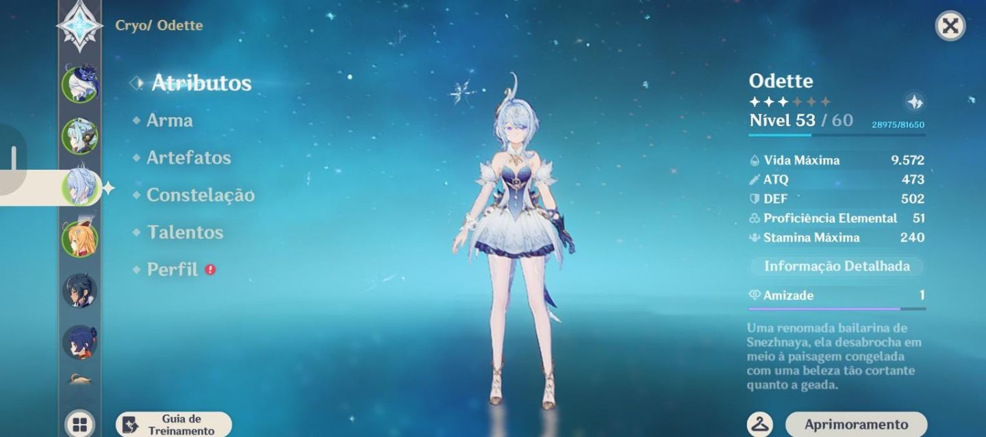 Mikuzi c1 + Odette + Furina c1 + Escoffier e Ineffa