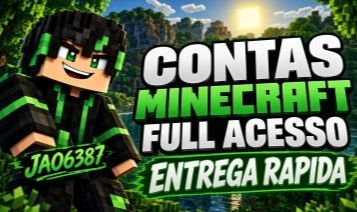 CONTAS MINECRAFT (PRIVADA DE 7 A 30 DIAS) JAVA+ BEDROCK ORIGINAL MELHOR PREÇO!!