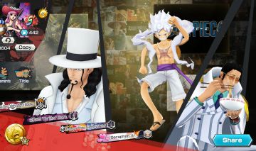 Conta One piece Bonty rush com vários ex no 100, e vários bf