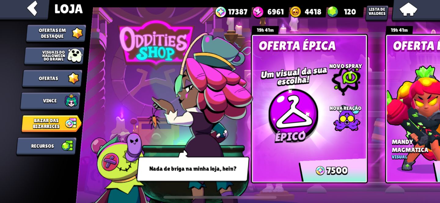 Conta de brawl stars muito braba