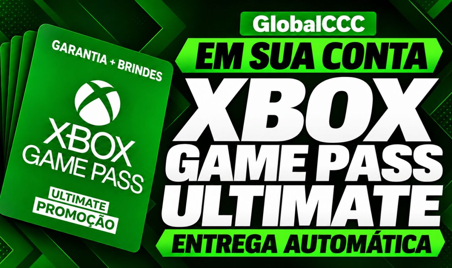 XBOX GAME PASS ULTIMATE + BRINDE - NA SUA CONTA - PC/CONSOLE/NUVEM - GAMEPASS