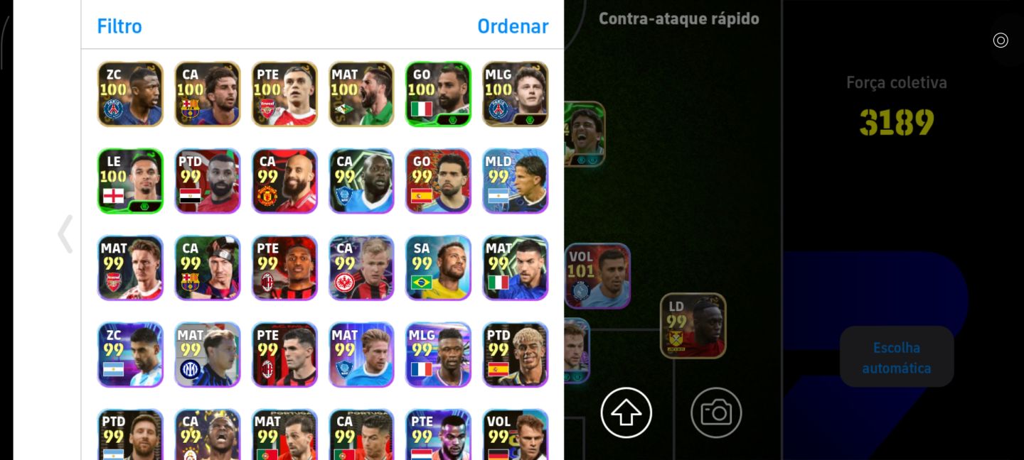 Conta Efootball 3189 de Força!,conta Super Barata e Boa, Custo Benefício!