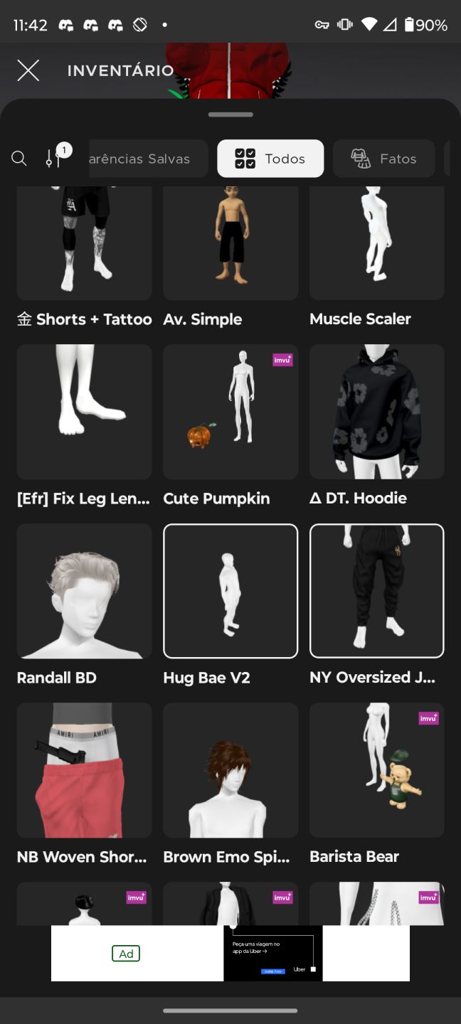 CONTA MASCULINA | VÁRIOS ITENS E ACESSÓRIOS | R$ 160 INVESTIDOS