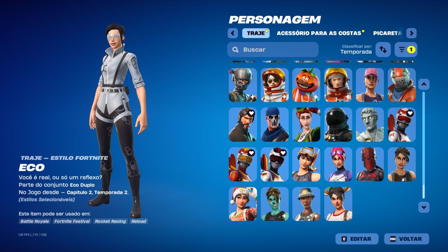 CONTA FORTNITE ANTIGO DESDE CAPITULO 1 TEMPORADA 3