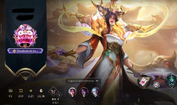 Conta wild rift com 3 skins lendárias e 4 baús de seleção de skin