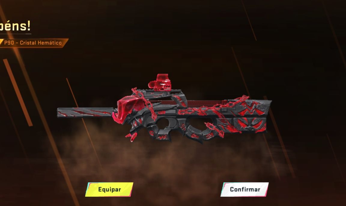 CONTA COM P90 CRISTAL HEMATICO + CAIXOTE!