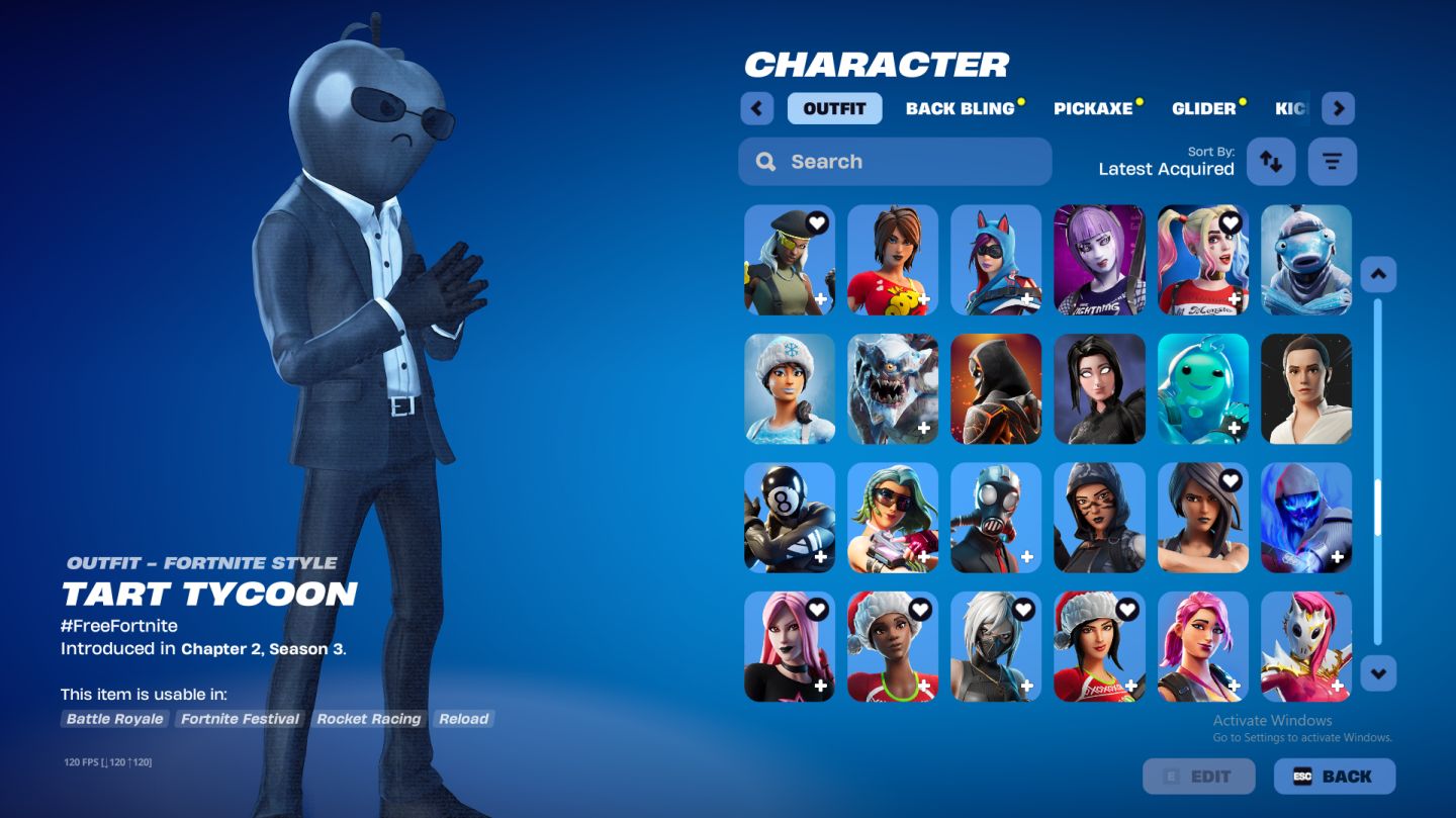 CONTA FORTNITE | WILDCAT + TRAVIS SCOTT + MINTY (MERRY MINT AXE) | 211 SKINS