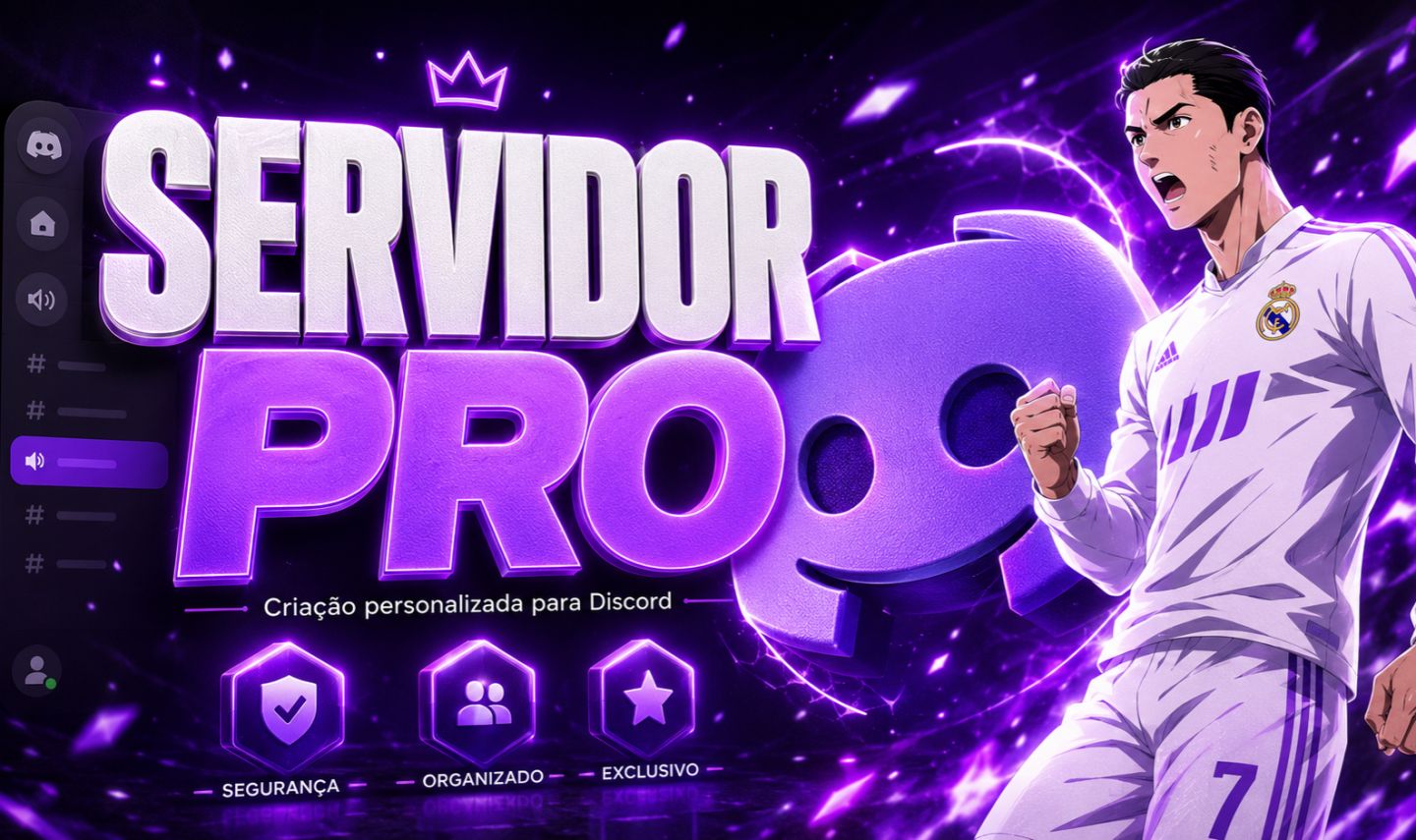 CRIO SEU SERVIDOR NO DISCORD PERSONALIZADO [MAIOR QUALIDADE]