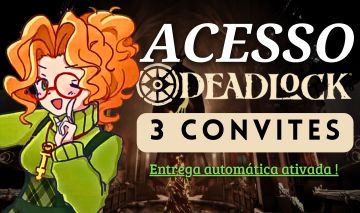 CONVITE DEADLOCK BETATEST (3 INVITES POR COMPRA) ENTREGA MUITO RÁPIDA