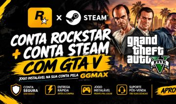 GTA V INSTALAVEL / CONTA LICENCIADA ROCKSTAR