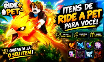 RIDE A PET PETS | KITSUNE | ETERNAL | MENOR PREÇO! | (MONTAR UM PET) - ROBLOX
