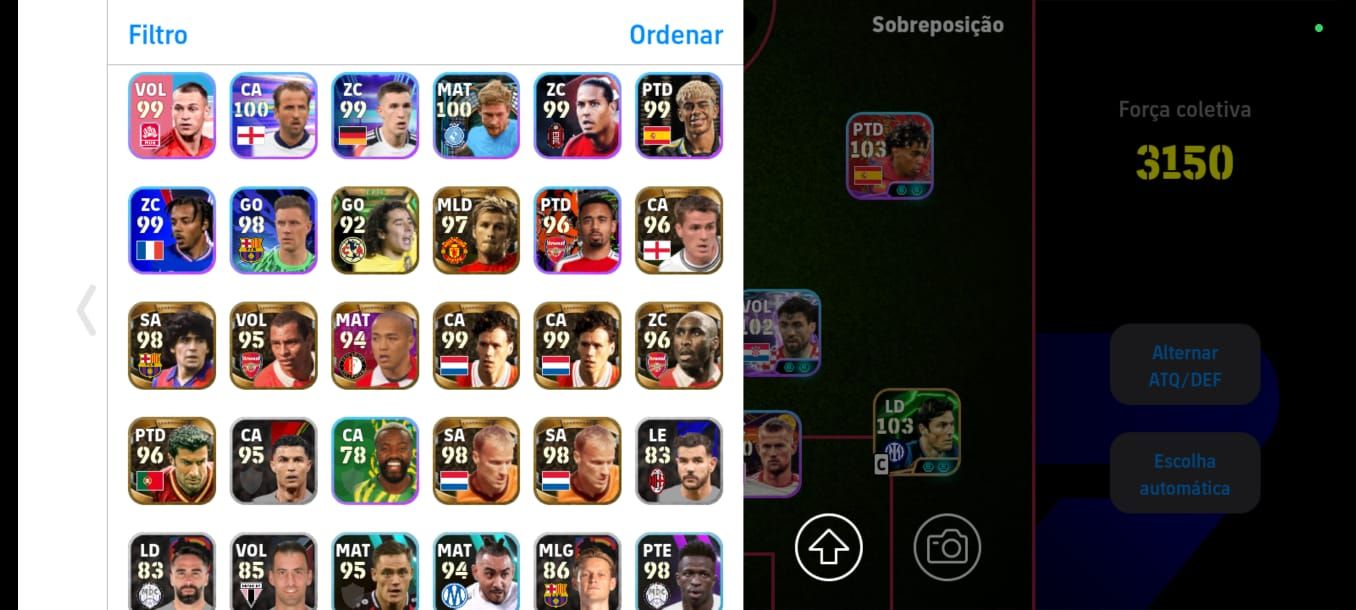 CONTA RARA DESDE DO PES 2020, TIME FULL ICONE/ LEGEND E COMPLETA.