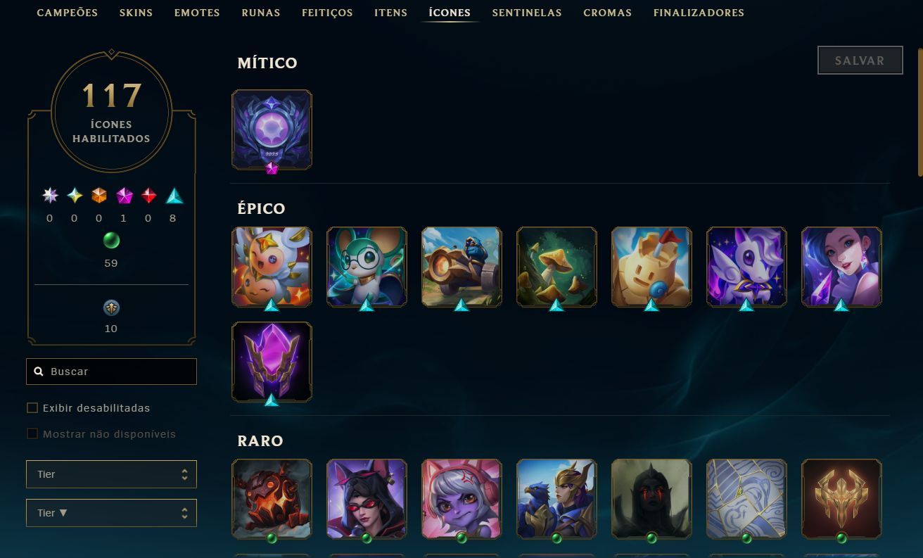 CONTA Diamante 1 50PDL | 33 Skins | Full Acesso HANDLVL