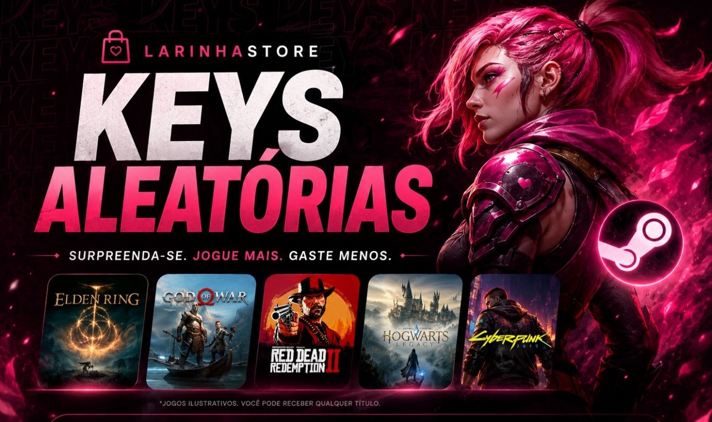 Steam Keys Aleatórias | Entrega Rápida | LARINHASTORE