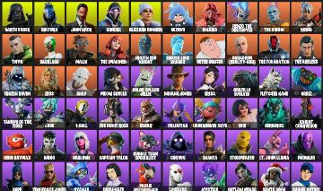 CONTA FORTNITE - 151 SKINS | PODE ALTERAR E-MAIL | Chun-Li, Spider-Gwen, Ryu,