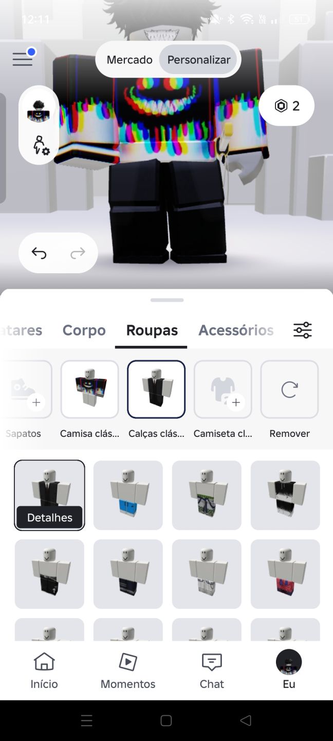 Conta de Roblox zerada