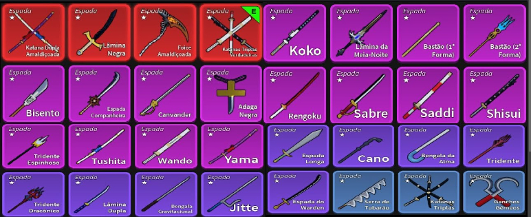 CONTAS BLOX FRUITS, ROBLOX //(MAIS DE 50 TIPOS DE CONTA)