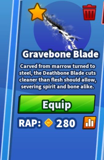 Blade ball inventário