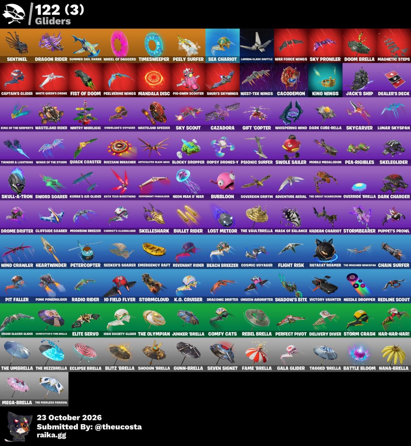 FORTNITE RARA - 92 skins | Snap | Zeus | Era | Hades | The Origin