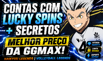 PROMOÇÃO ESPECIAL CONTA VOLLEYBALL LEGENDS COM TOKENS VBL E ESTILOS SECRETOS