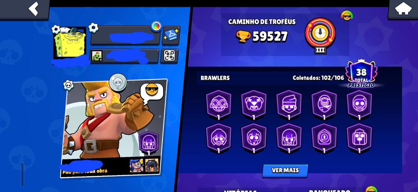 Conta Veterana com segundo e quarto passe, com muitas skins raras e pins raros.
