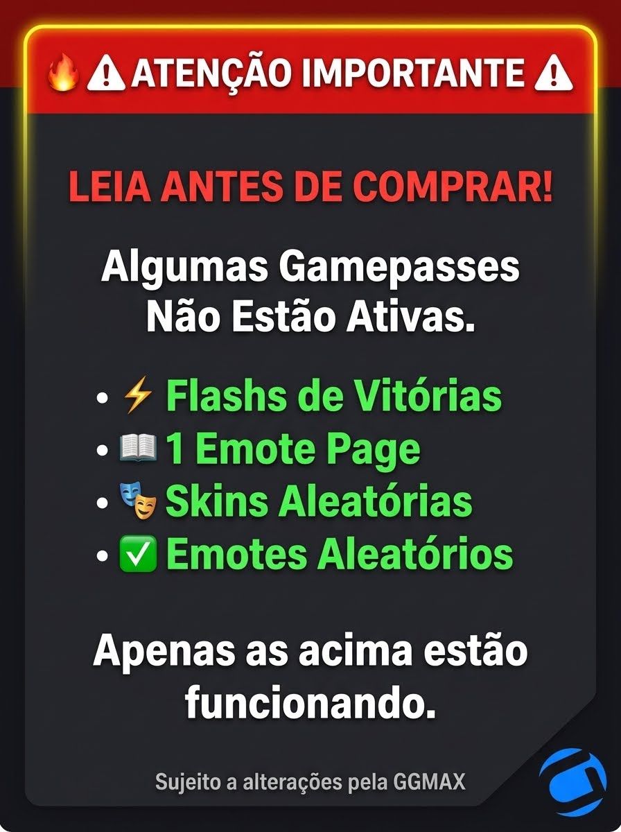 COMPRE SUAS GAMEPASSES COM O MELHOR PREÇO DO MERCADO!