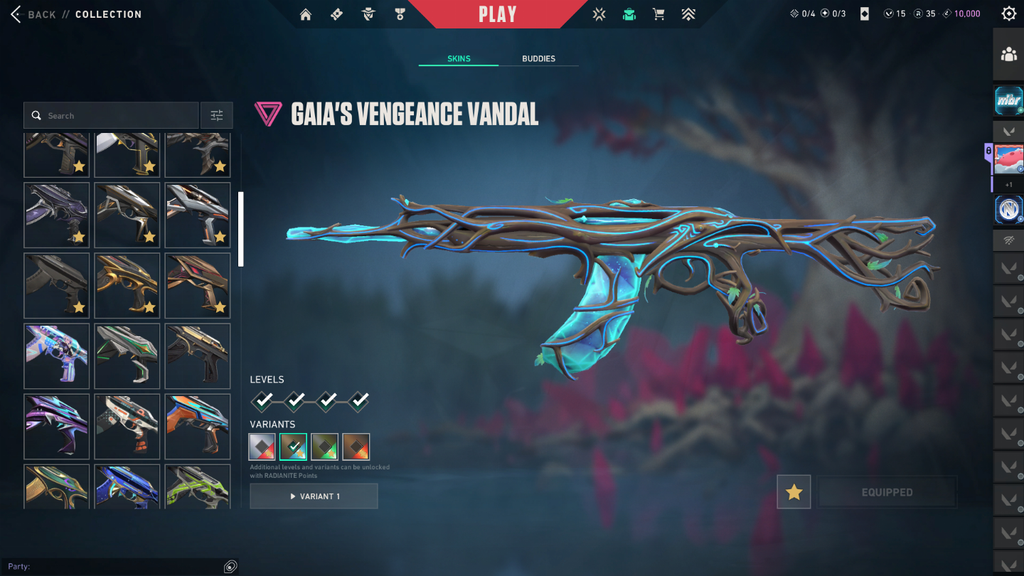 Conta de valorant com MUITA SKIN e mais de 10K gastos