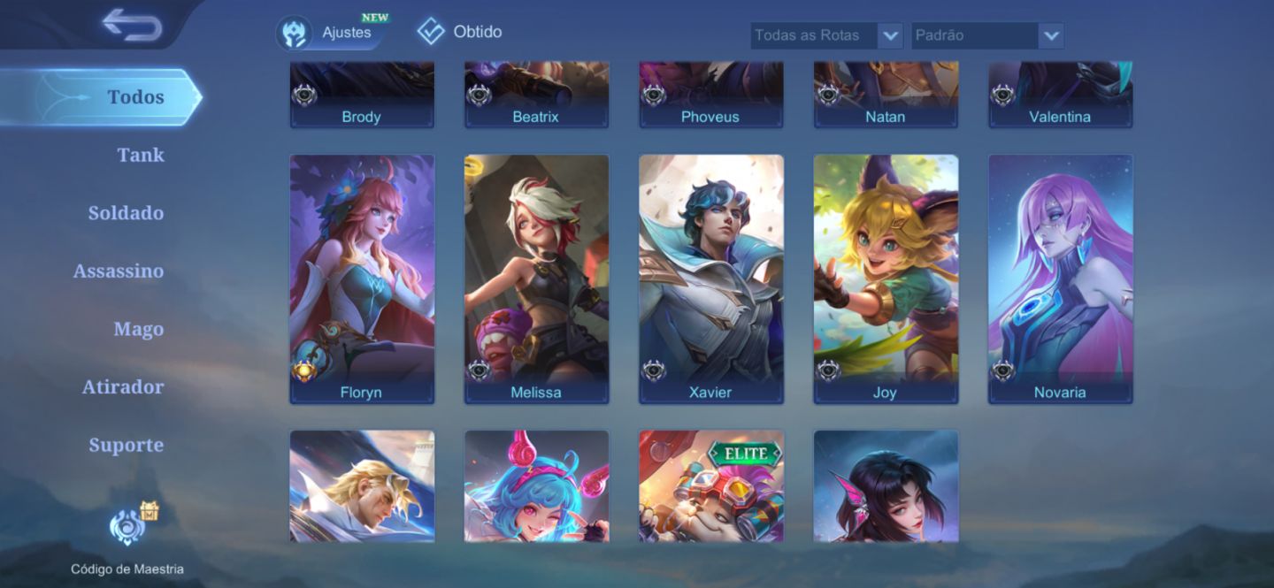 Conta móbile Legends,boa p n começar do zero e tbm n ter nd