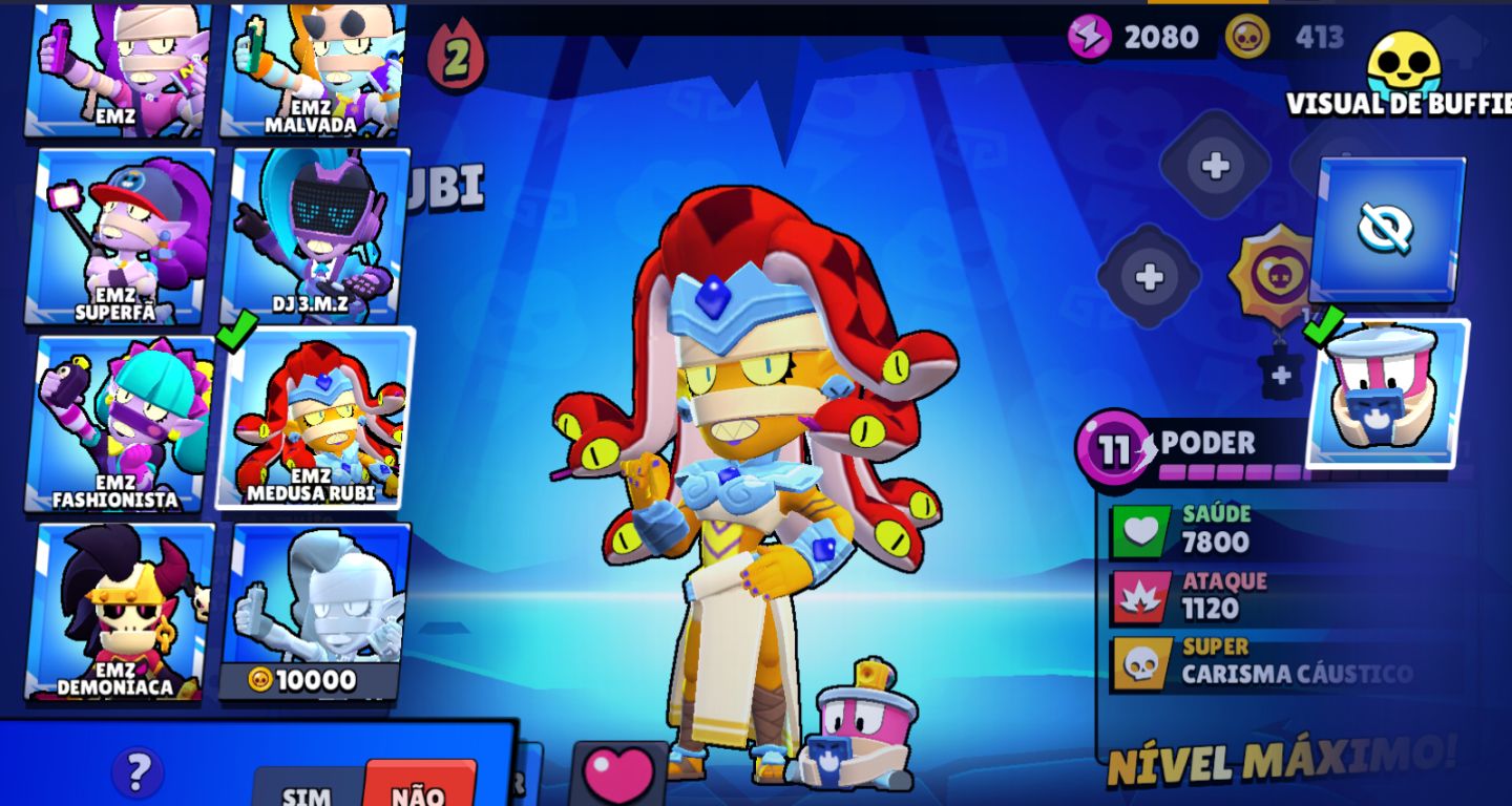 [ Brawl Stars ] Conta Nível 60 | 83 Brawlers | 39 Hipercargas + 10 Lendarios