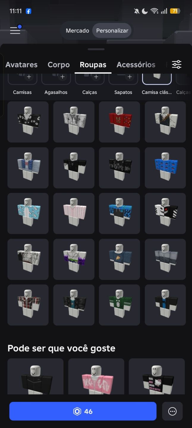 Conta de roblox