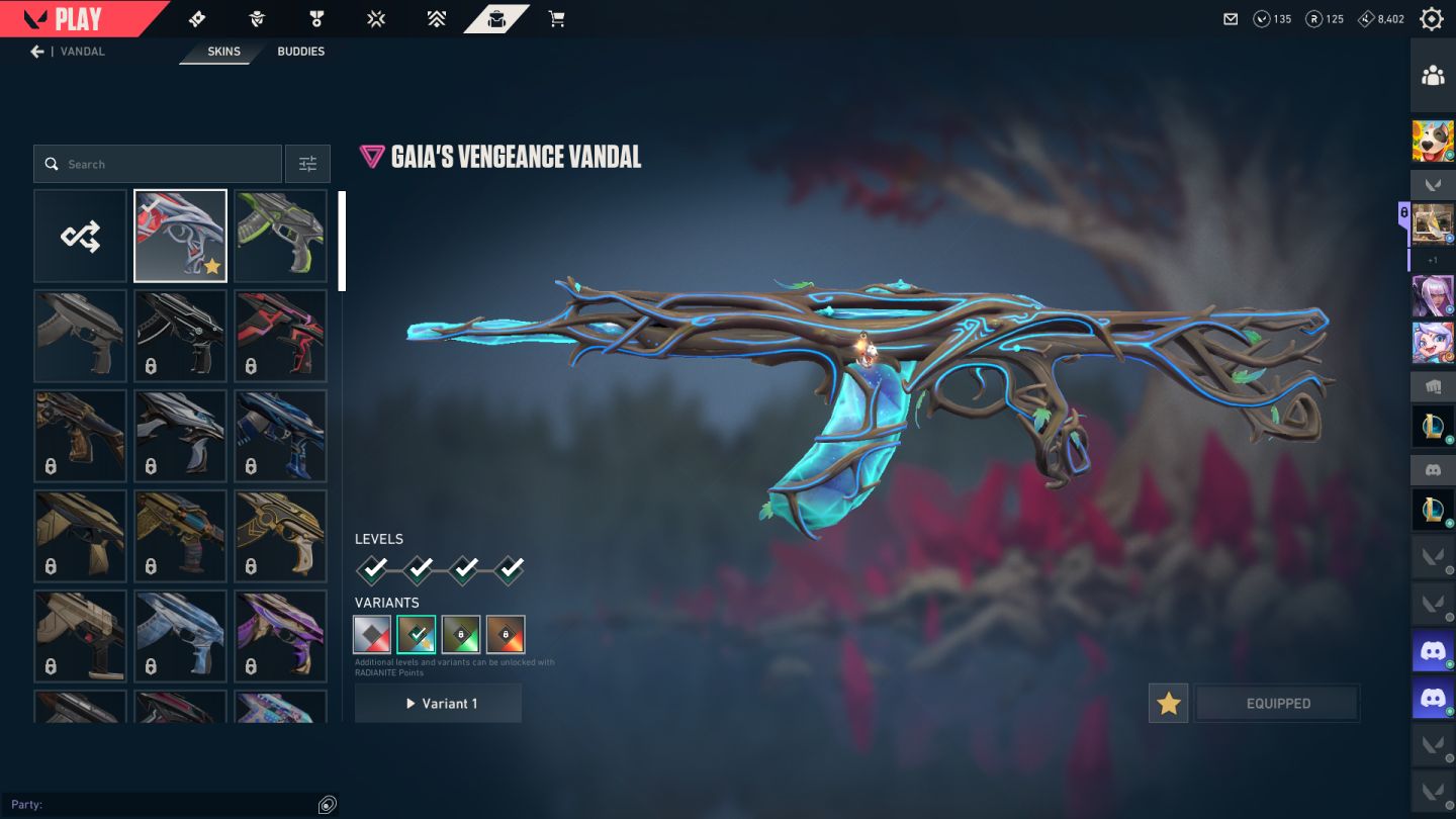Conta valorant diamante + 1 skin de faca + 2 Phantom + 2 Vandal full acesso!!!