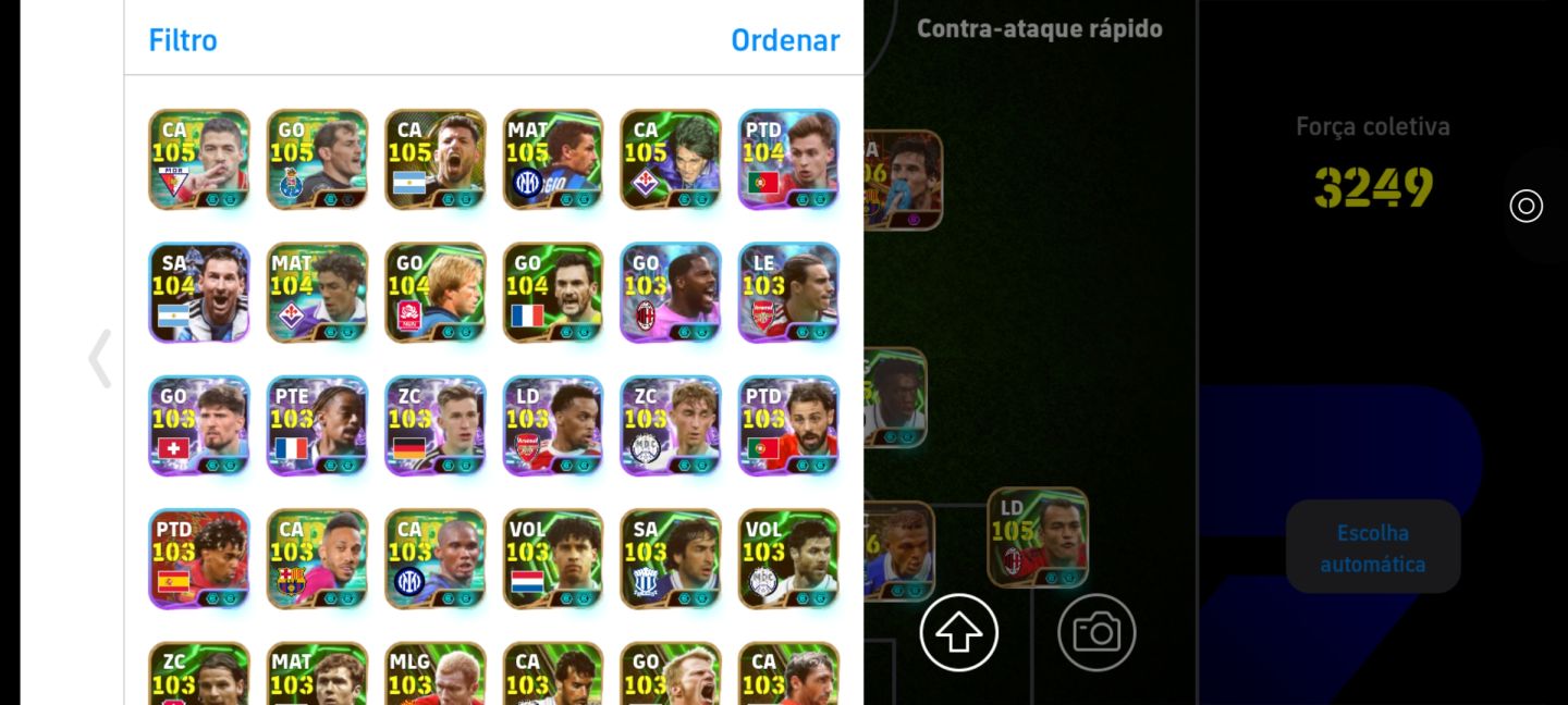 CONTA EFOOTBALL RARA! BAGGIO + SON BLITZ + HAZARD PRIME + MESSI CHUTEIRA E+++!