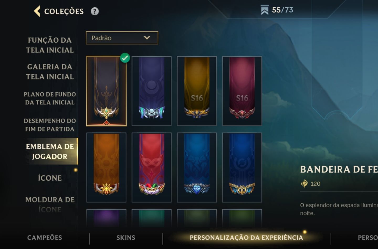 Conta main ADC com mais de 11k em skins