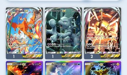 Conta com decks de campeonato