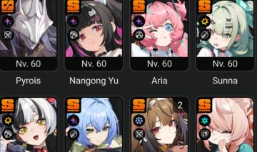 Conta Endgame com Ye Shunguang M2W1 e AOD (Full: M0W1) + Outros personagens