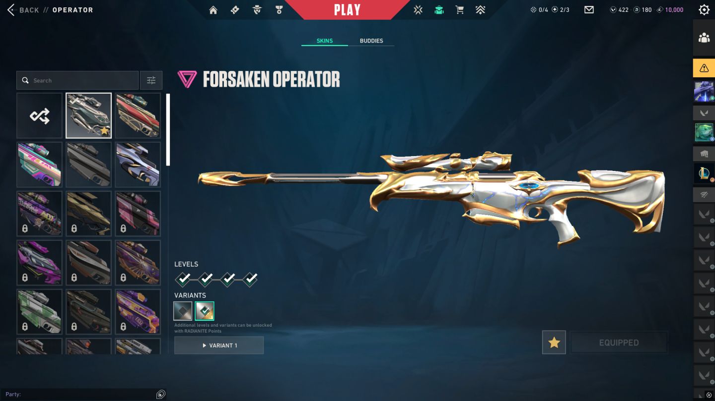 FULLACESSO - CONTA DE VALORANT COM SKINS BOAS