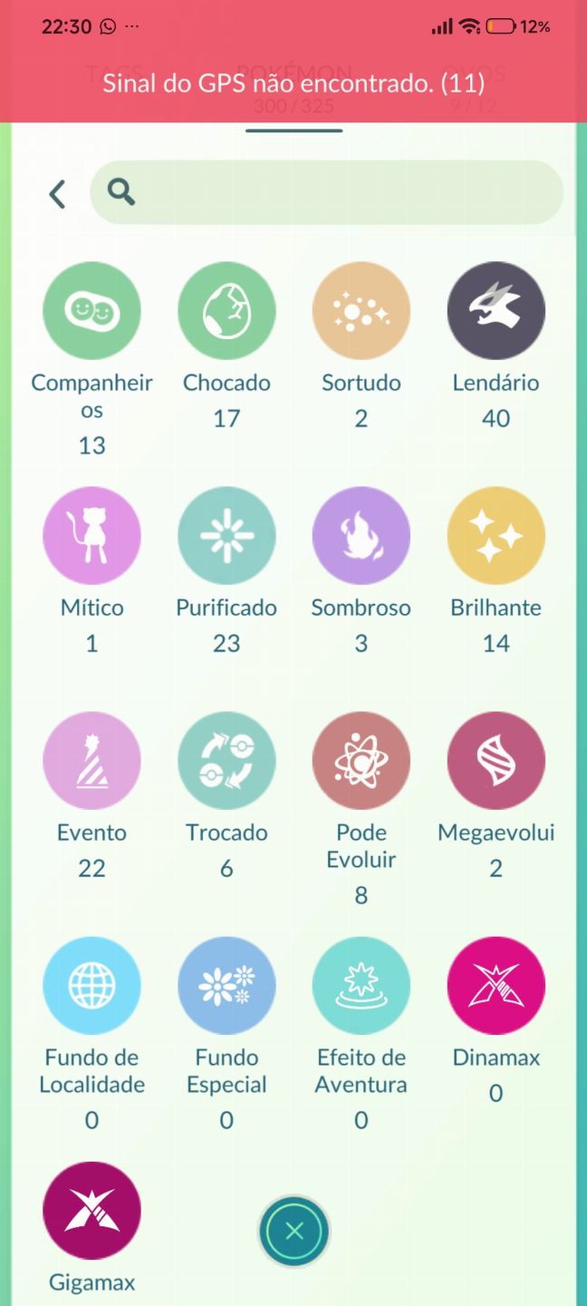 Promoção Conta de pokémon go antiga