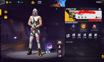CONTA FREE FIRE COM KAKASHI E TODAS CAMISA DE TIME