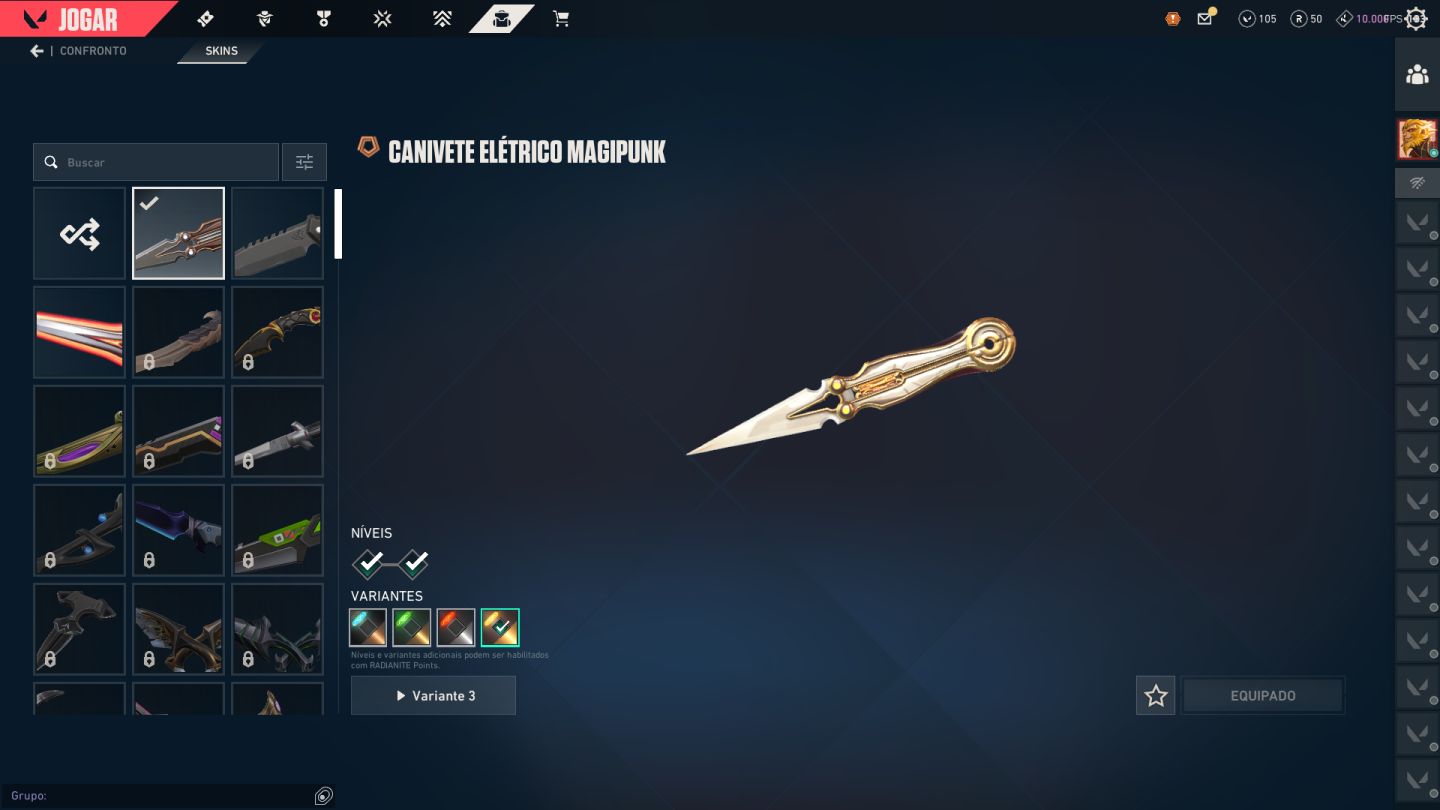 Conta valorant Nivel 138 / Dima 2 / 7 skins!