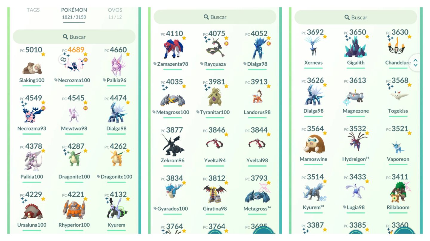 Conta LV71 com XP para o LV80 - Shundo Asas da alvorada, Victini 100% e mais