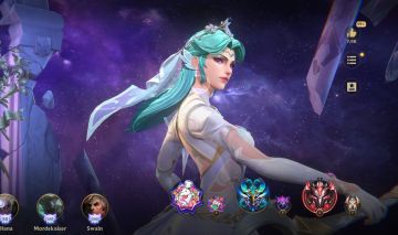 Conta WILD RIFT com 273 skin, grão mestre Mono Diana Full champs