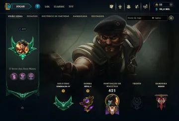 CONTA LOL NV 277 | TODOS CHAMPS | 364 SKINS | ESMERALDA | 91k ESSÊNCIA AZUL