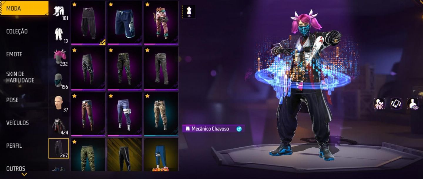 Conta free fire LVL 71 Gemada